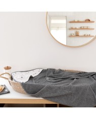 Cape de bain terry 90x90cm - Motif scandinave