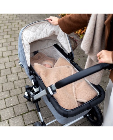 Nid d'ange Biside Pady teddy + jersey - Natural