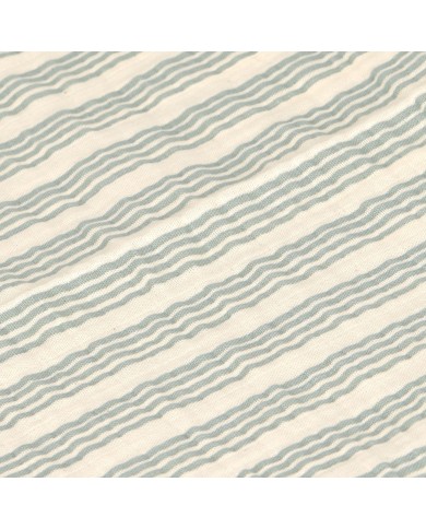 Lot de 3 tétras en coton 60 x 60 cm - Tiny Team, granite vert