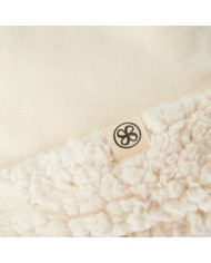 Bonnet réversible en Teddy - 0-6 mois - Off White