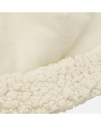 Bonnet réversible en Teddy - 0-6 mois - Off White