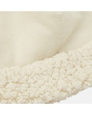 Bonnet réversible en Teddy - 0-6 mois - Off White