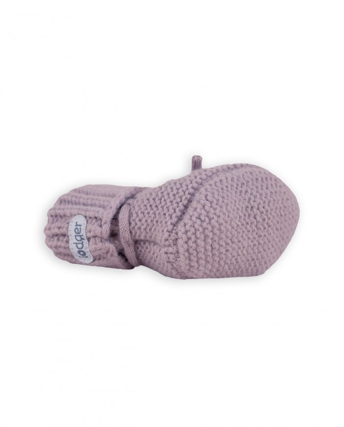 Chaussons bébé en laine Mérinos - Rose - 6-12 mois