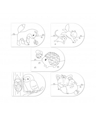 Livre de peinture Forest Friends