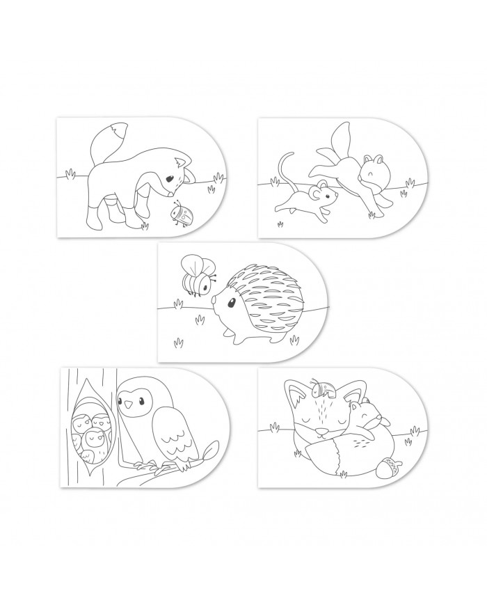Livre de peinture Forest Friends