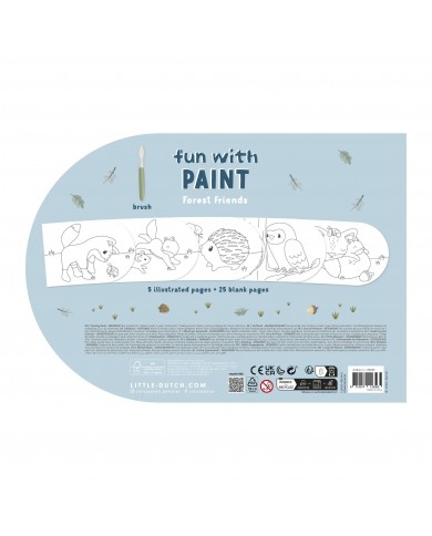Livre de peinture Forest Friends