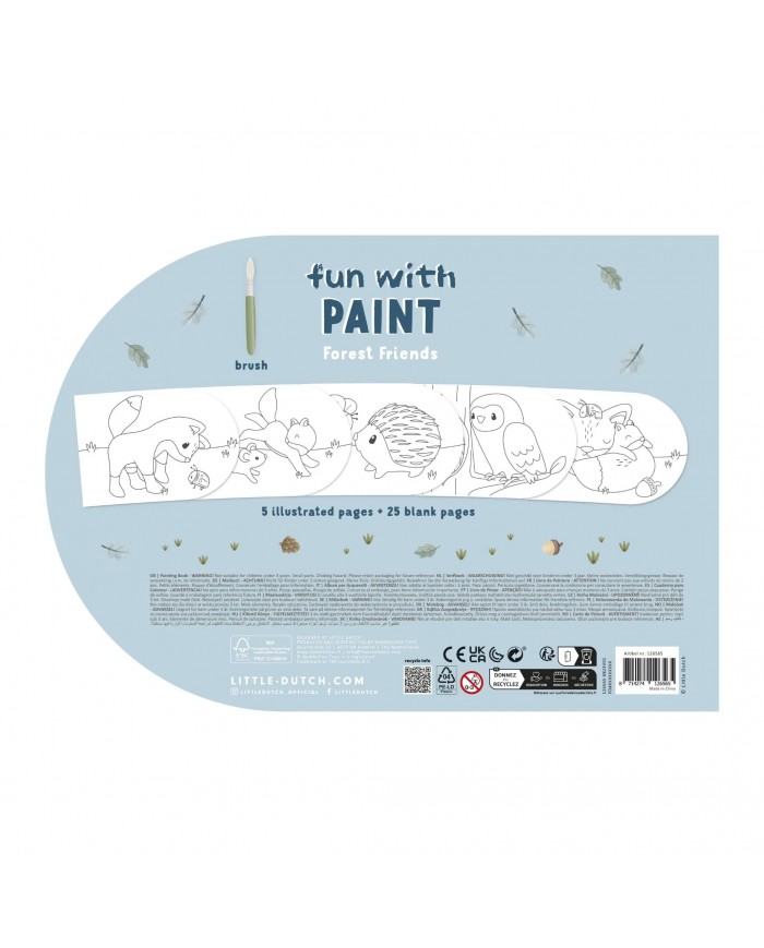 Livre de peinture Forest Friends