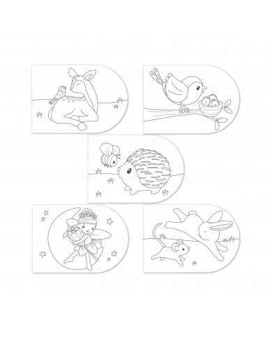 Livre de peinture Fairy Garden