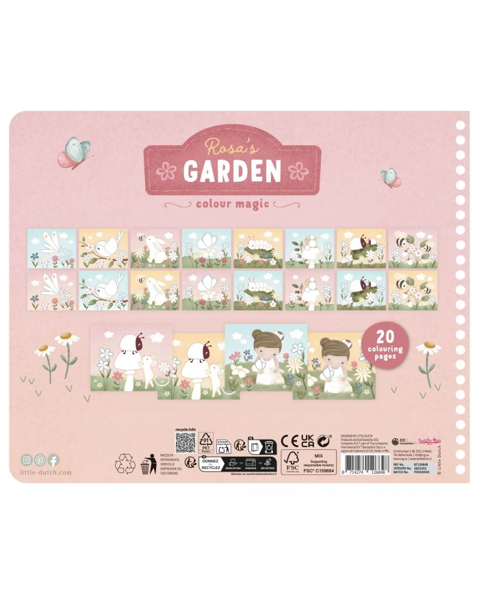 Livre de coloriage - Essentials - Rose