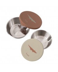 Snackbox inox (lot de 2) - Croco