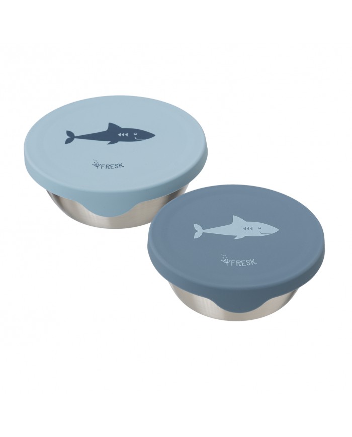 Snackbox inox (lot de 2) - Shark
