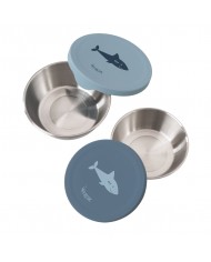 Snackbox inox (lot de 2) - Shark