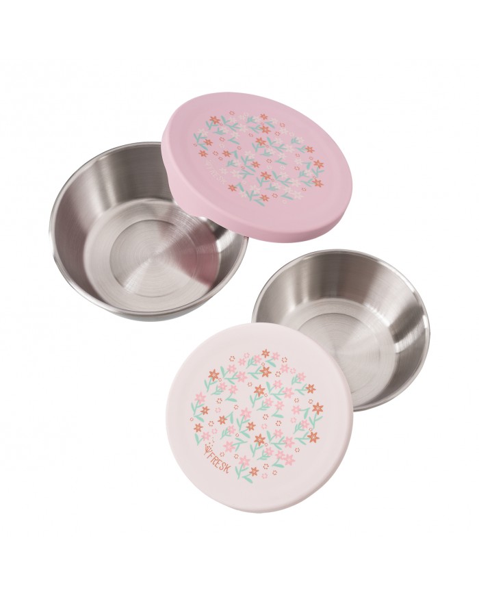 Snackbox inox (lot de 2) - Garden Flowers