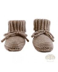 Chaussons bébé en laine Mérinos - Buffalo - 6-12 mois