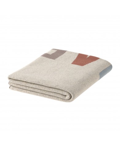 Couverture 80x100 cm - Coton Bio, Happy nature