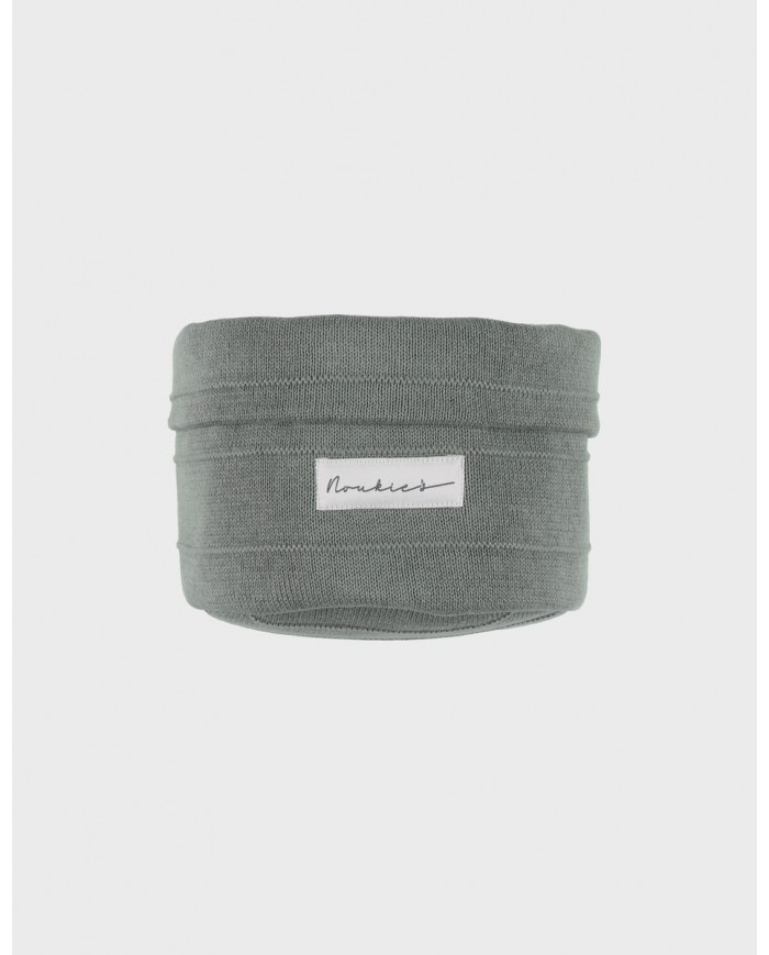 Panier de rangement en tricot bio - Kaki