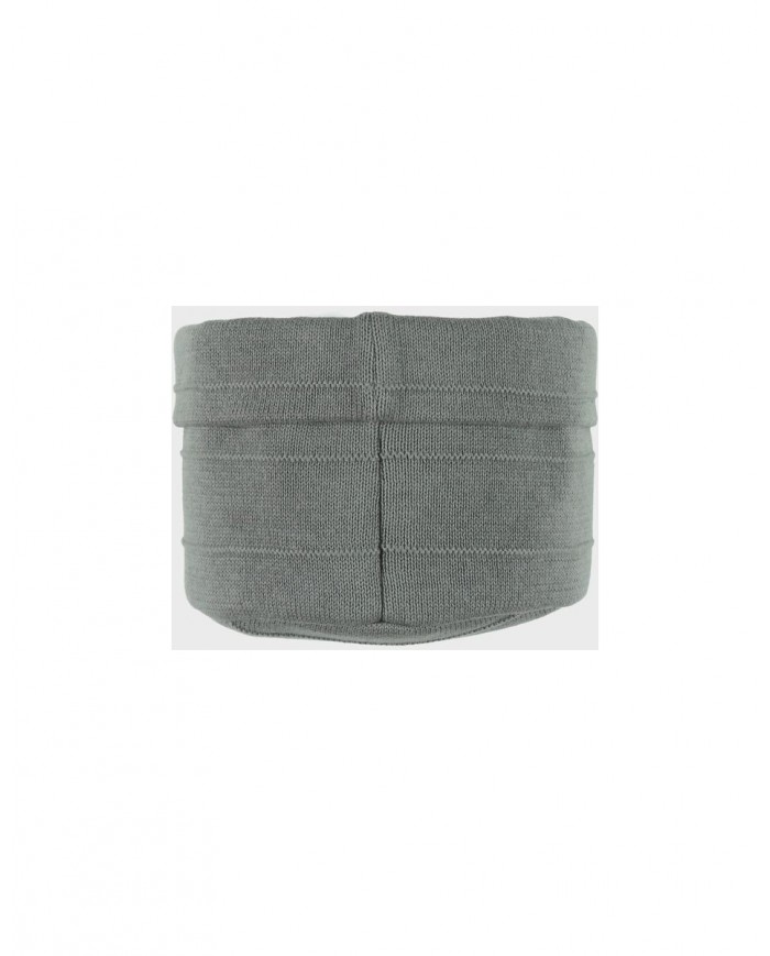 Panier de rangement en tricot bio - Kaki