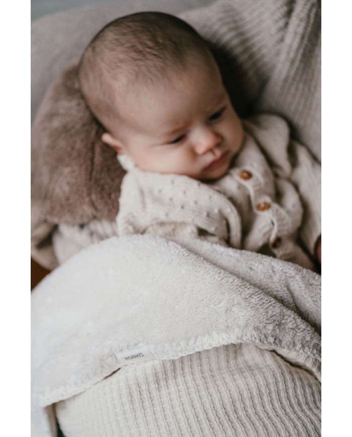 Couverture 75x100 cm teddy Malaga - Warm white TOG 2