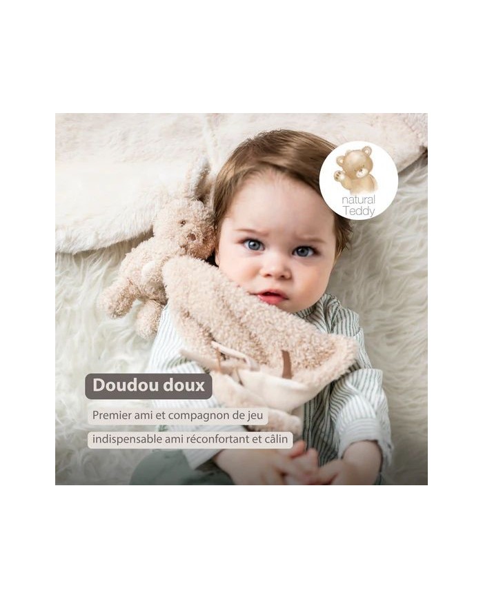 Doudou lapin - Teddy Beige