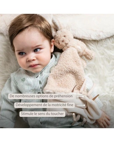 Doudou lapin - Teddy Beige