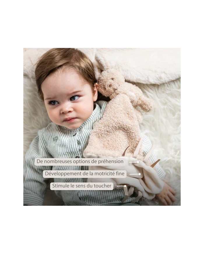 Doudou lapin - Teddy Beige