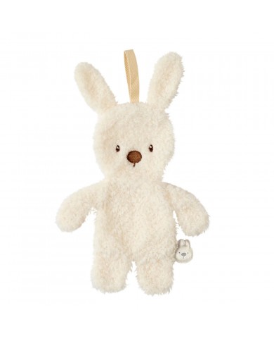 Attache sucette Lapin - Teddy écru
