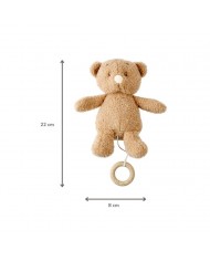 Peluche musicale 25 cm Ours - Teddy Beige