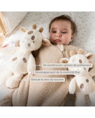 Peluche 25 cm Girafe - Teddy blanc cassé