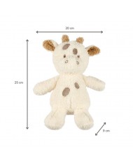 Peluche 25 cm Girafe - Teddy blanc cassé