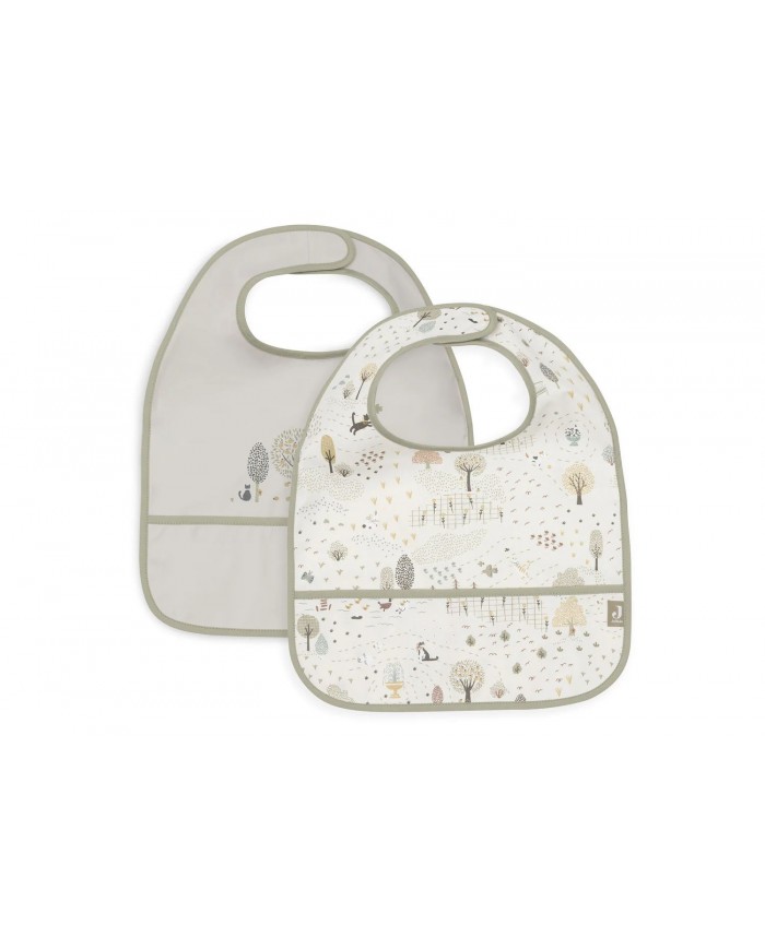 Lot de 2 Bavoirs Imperméables - Tiny Park