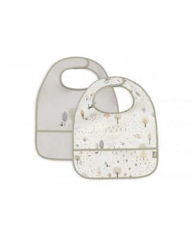 Lot de 2 Bavoirs Imperméables - Tiny Park