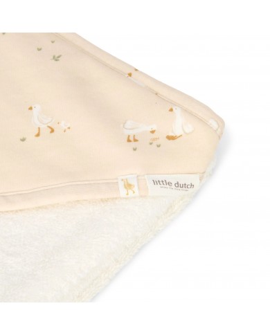 Cape de bain 75x75 cm - Blanc - Newborn Naturals - Petite Oie