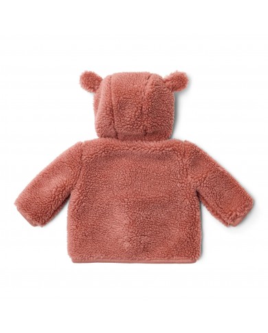 Veste en Teddy - Rose - Newborn Naturals