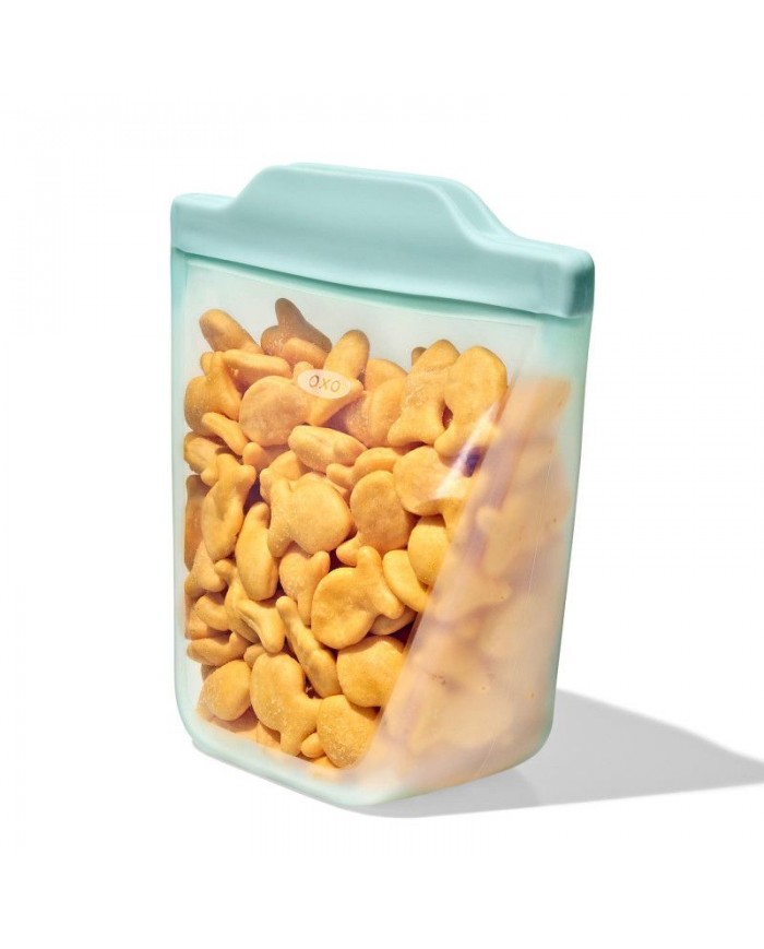 Pochettes de conservation (lot de 2) en silicone réutilisable - Opal/dusk