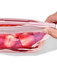 Pochettes de conservation (lot de 2) en silicone réutilisable - Opal/dusk