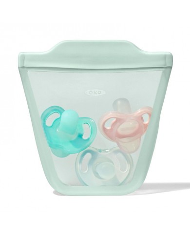 Pochettes de conservation (lot de 2) en silicone réutilisable - Opal/dusk