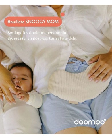 Bouillotte de maternité Snoogy Mom corduroy sand