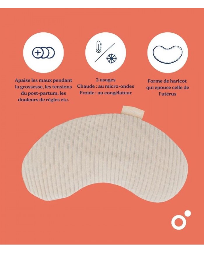 Bouillotte de maternité Snoogy Mom corduroy sand