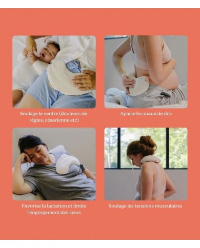 Bouillotte de maternité Snoogy Mom corduroy sand