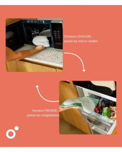 Bouillotte de maternité Snoogy Mom corduroy sand