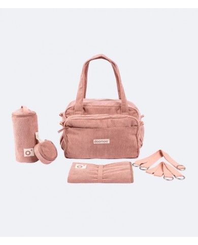 Sac à langer Fluffy - Corduroy Pink
