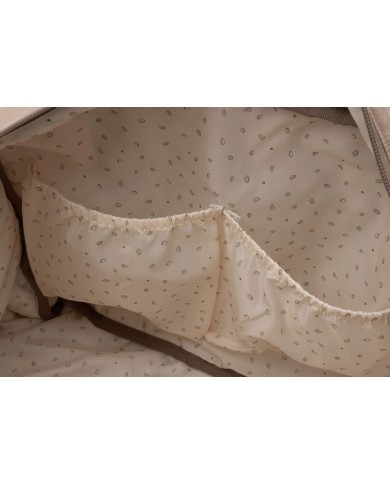 Sac Embossed Lily - Milky Coffee