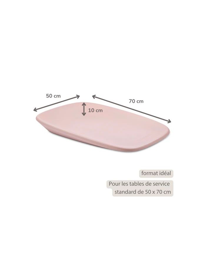 Matelas à langer en mousse PU Vieux Rose softy