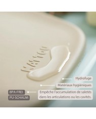 Matelas à langer en mousse PU Vieux Rose softy