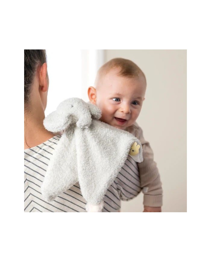 Doudou éléphant Teddy gris