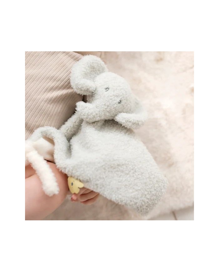 Doudou éléphant Teddy gris