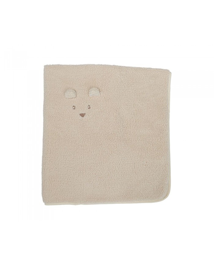 Couverture berceau bear creme 75x100cm TOG 2.0