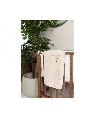 Couverture berceau bear creme 75x100cm TOG 2.0