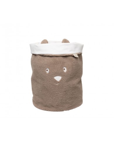 Panier de rangement large bear chocolate