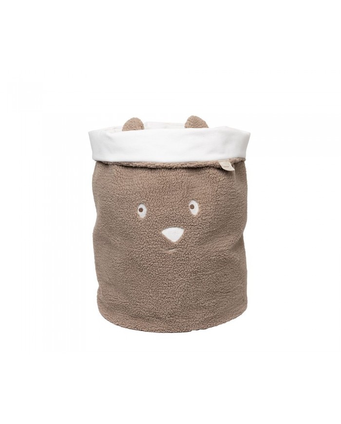 Panier de rangement large bear chocolate